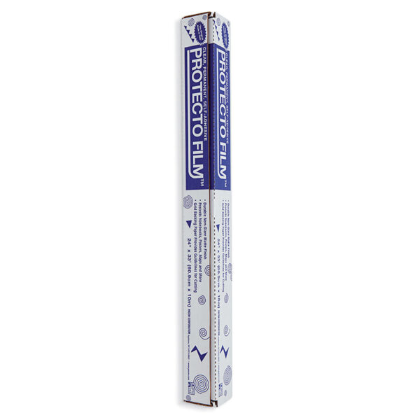 ERSPAC72380_1-1.jpg Protecto Film, Clear, Non-Glare Plastic, Dispenser Box Included, 24" x 33', 1 Roll