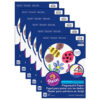 ERSPAC73610-6.jpg Fingerpaint Paper, White, 11" x 16", 50 Sheets Per Pack, 6 Packs