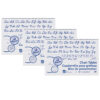 Chart Tablet, Cursive Cover, 1" Ruled, 24" x 16", 25 Sheets Per Tablet, 3 Tablets