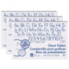 Chart Tablet, Manuscript Cover, 1-1-2" Ruled, 24" x 16", 25 Sheets, Pack of 3