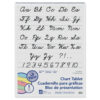 Colored Paper Chart Tablet, Cursive Cover, Asst, 1" Ruled. 24" x 32", 25 Sheets