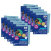 Construction Paper, Medium Weight, Sky Blue, 9" x 12", 50 Sheets Per Pack, 10 Packs