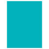 Construction Paper, Medium Weight, Turquoise, 9" x 12", 50 Sheets Per Pack, 10 Packs