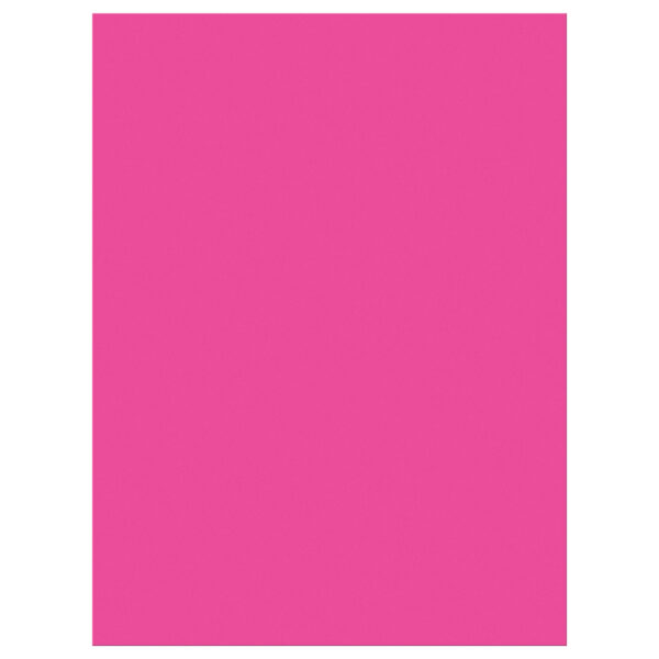 Construction Paper, Medium Weight, Hot Pink, 9" x 12", 50 Sheets Per Pack, 10 Packs