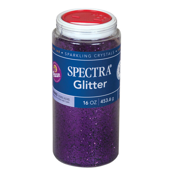 Glitter, Purple, 1 lb. Per Jar, 2 Jars