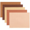 Shades of Me Construction Paper, Medium Weight, 5 Assorted Skin Tone Colors, 9" x 12", 50 Sheets Per Pack, 5 Packs