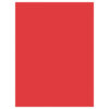 Construction Paper, Medium Weight, Holiday Red, 9" x 12", 50 Sheets Per Pack, 10 Packs