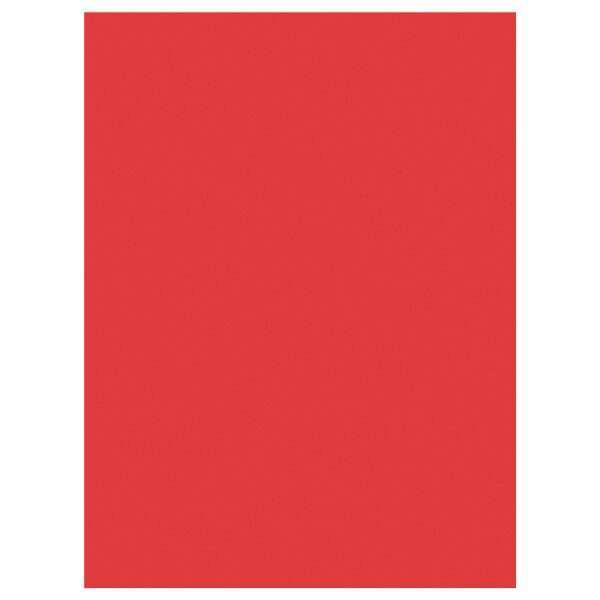 Construction Paper, Medium Weight, Holiday Red, 9" x 12", 50 Sheets Per Pack, 10 Packs