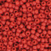 Pony Beads, Red, 6 mm x 9 mm, 1000 Per Pack, 3 Packs