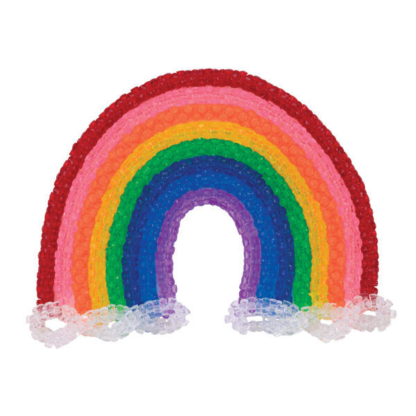 Tri-Beads, Assorted Colors, 3-8", 1000 Pieces Per Pack, 3 Packs