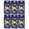 Extruded Modeling Clay, 6 Assorted Colors, 6 Sticks-1 lb. Per Pack, 6 Packs