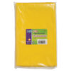 Vinyl Tablecloth, Yellow, 38" x 80", Pack of 3