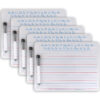 ERSPACAC9877C1-5.jpg Handwriting Whiteboard Dry Erase Set, 2-Sided, Ruled-Plain, with Marker-Eraser, 9" x 12", 5 Sets