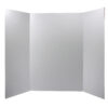 Foam Presentation Board, White, 1-2" Faint Grid 28" x 22", Pack of 3