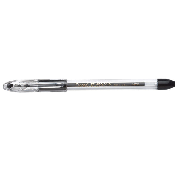 R.S.V.P. Ballpoint Pen, Medium Point, Black, Pack of 24