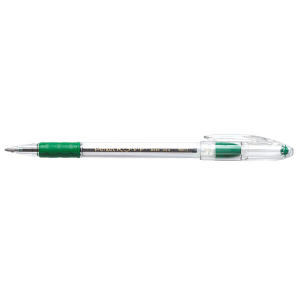 R.S.V.P. Ballpoint Pen, Medium Point, Green, Pack of 24