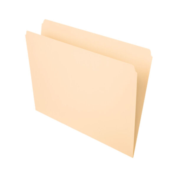 ERSPFX752_2.jpg File Folders, Letter Size, Manila, Straight Cut, Box of 100