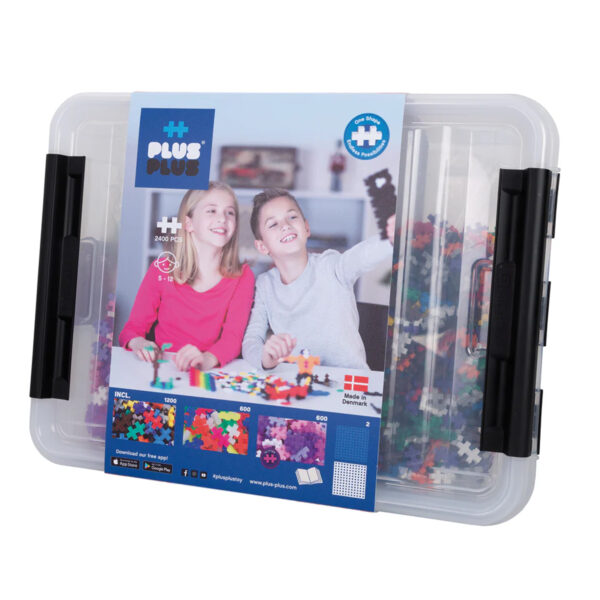 Plus-Plus 2400-Piece Tub with 2 Baseplates