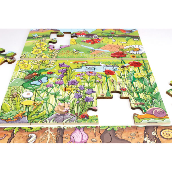 Discover The Flower Meadow Floor Puzzle