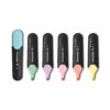 Job Highlighters, Chisel Tip, Pastel, 6 Per Pack, 3 Packs