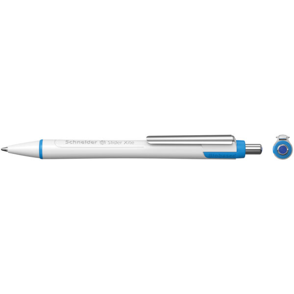 Slider Xite XB Refillable + Retractable Ballpoint Pen, 1.4 mm, Blue Ink, Box of 10 Pens