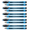 Slider Memo Ballpoint Pen, Viscoglide Ink, 1.4 mm, Black, Pack of 10