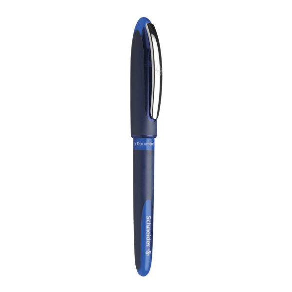 One Business Rollerball Pens, 0.6mm, Blue, Pack of 10