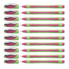 Xpress Fineliner Pen, Fiber Tip, 0.8 mm, Pink, Pack of 10