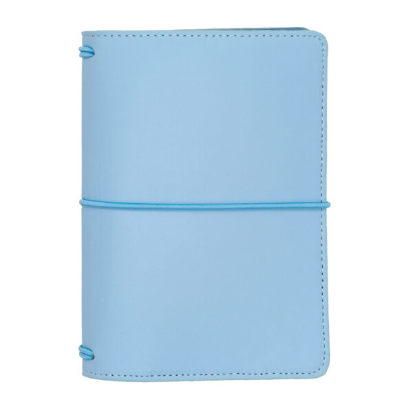 A6 Notebook and Passport Holder - Sky Blue