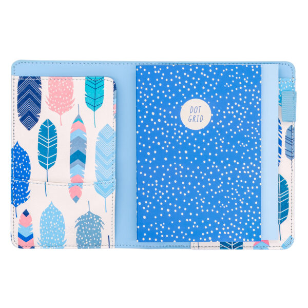 A6 Notebook and Passport Holder - Sky Blue