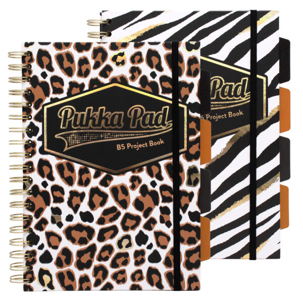B5 Wild Project Book - Assorted - Pack 2