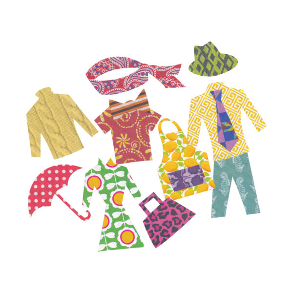All Kinds of Fabric Design Papers, 200 Sheets