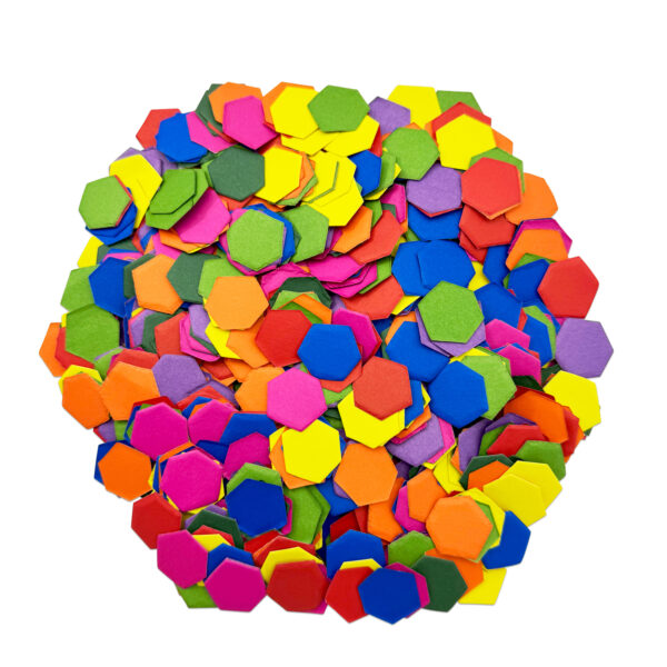 ERSR-15631-3_2.jpg Hexagon Mosaics, 2000 Per Pack, 3 Packs