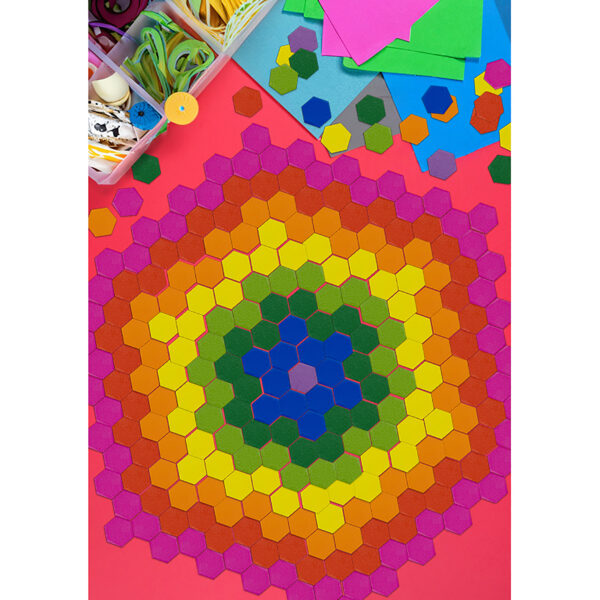 ERSR-15631-3_3.jpg Hexagon Mosaics, 2000 Per Pack, 3 Packs