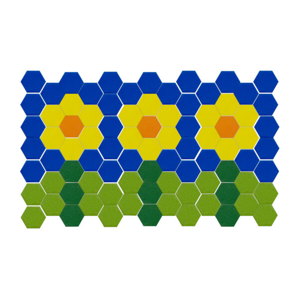ERSR-15631-3_4.jpg Hexagon Mosaics, 2000 Per Pack, 3 Packs