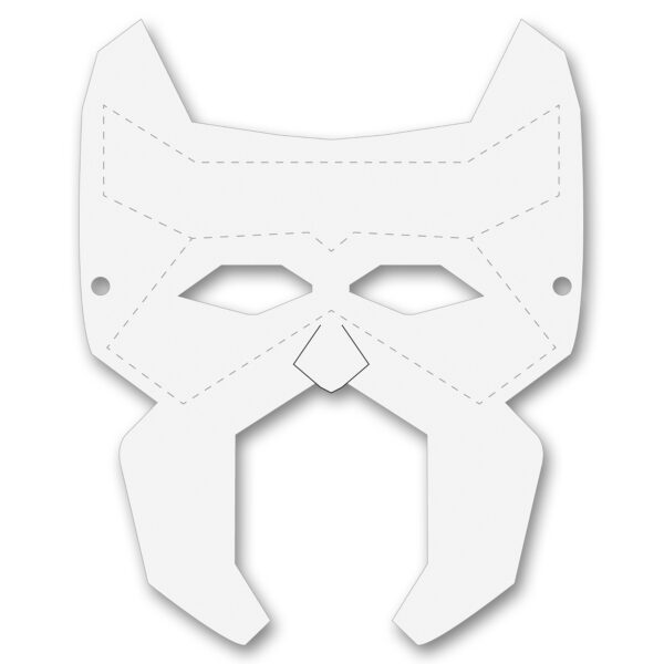 Die-Cut Super Hero Masks, 24 Per Pack, 2 Packs