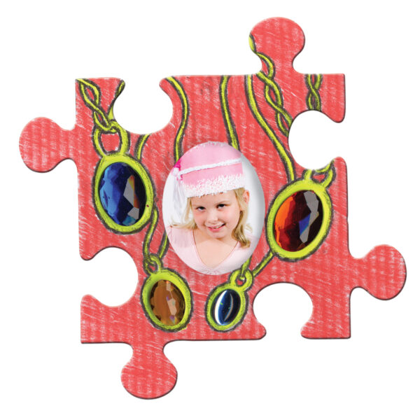 Picture Frame Puzzle Pieces, 24 Per Pack, 2 Packs