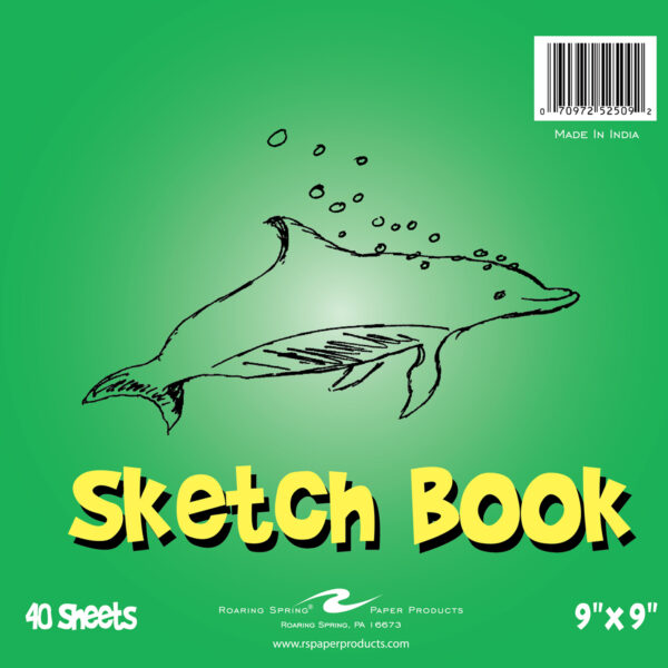 ERSROA52509-6_1.jpg Kid's Sketch Book, 9" x 9", 40 Sheets, Pack of 6