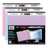 ERSROA74535-2_2.jpg Legal Pad, Landscape, Orchid-Blue-Pink, 3 Per Pack, 2 Packs