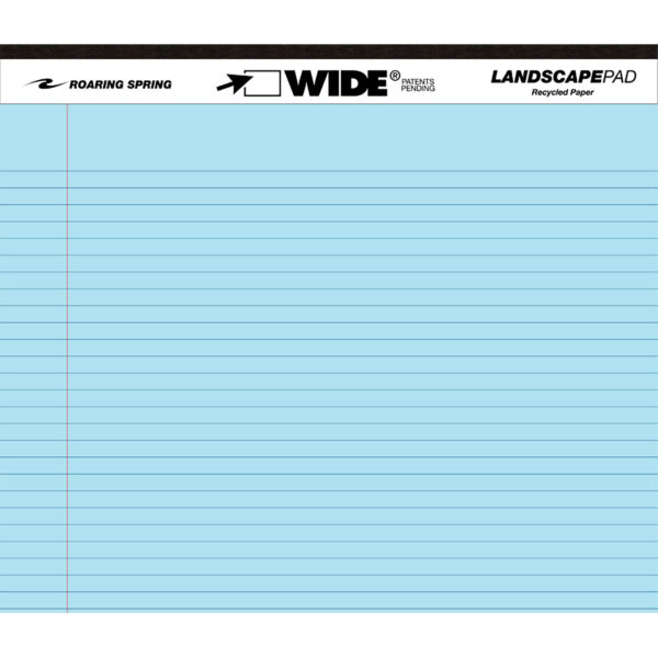 ERSROA74535-2_3.jpg Legal Pad, Landscape, Orchid-Blue-Pink, 3 Per Pack, 2 Packs