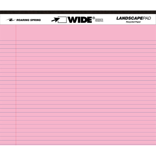 ERSROA74535-2_5.jpg Legal Pad, Landscape, Orchid-Blue-Pink, 3 Per Pack, 2 Packs