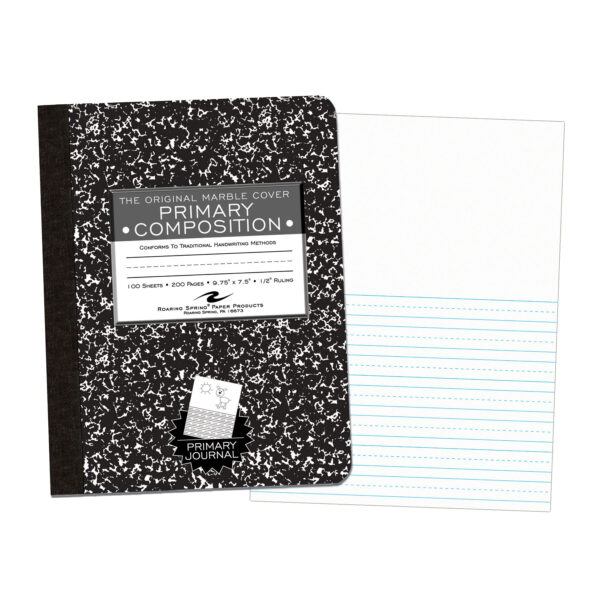 ERSROA97228-6_2.jpg Marble Composition Book, Picture Story Ruled, Pack of 6