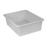 Double Stowaway Tray with Lid, White