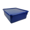 Double Stowaway Tray with Lid, Blue