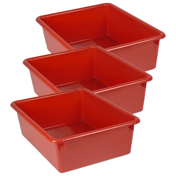 ERSROM13102-3.jpg Double Stowaway Tray Only, Red, Pack of 3