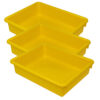 ERSROM15103-3.jpg Stowaway 3" Letter Tray no Lid, Yellow, Pack of 3
