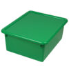 Stowaway 5" Letter Box with Lid, Green, Pack of 2