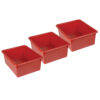 ERSROM16102-3.jpg Stowaway 5" Letter Box no Lid, Red, Pack of 3