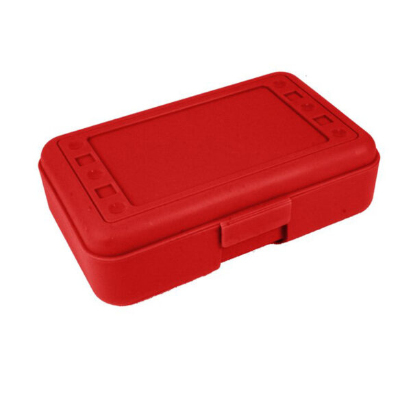 Pencil Box, Red, Pack of 12