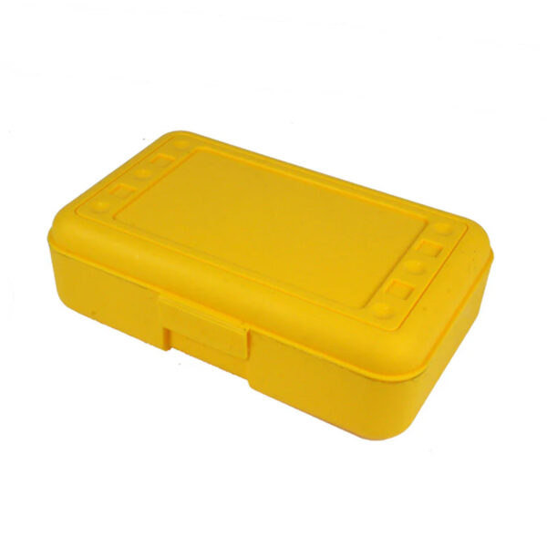 Pencil Box, Yellow, Pack of 12